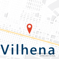 Mapa com localização da Agência AC VILHENA