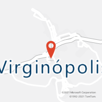 Mapa com localização da Agência AC VIRGINOPOLIS