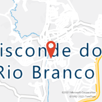Mapa com localização da Agência AC VISCONDE DO RIO BRANCO