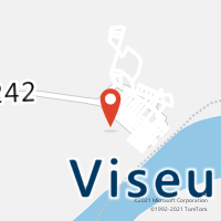 Mapa com localização da Agência AC VISEU