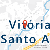 Mapa com localização da Agência AC VITORIA DE SANTO ANTAO