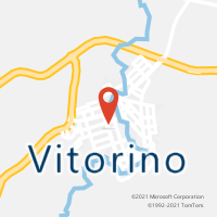 Mapa com localização da Agência AC VITORINO