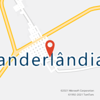 Mapa com localização da Agência AC WANDERLANDIA