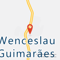 Mapa com localização da Agência AC WENCESLAU GUIMARAES