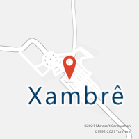Mapa com localização da Agência AC XAMBRE
