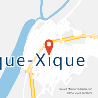 Mapa com localização da Agência AC XIQUE XIQUE