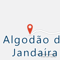 Mapa com localização da Agência AGC ALGODAO DE JANDAIRA