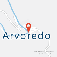 Mapa com localização da Agência AGC ARVOREDO