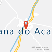 Mapa com localização da Agência AGC BAIXA FRIA