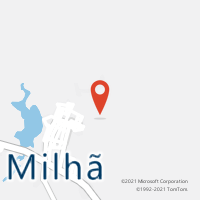 Mapa com localização da Agência AGC BARRA DE MILHA