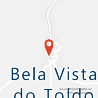 Mapa com localização da Agência AGC BELA VISTA DO TOLDO