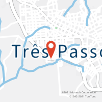 Mapa com localização da Agência AGC BELA VISTA TRES PASSOS