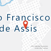 Mapa com localização da Agência AGC BOA VISTA S FRANC ASSIS