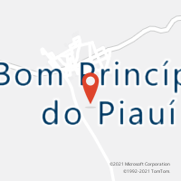 Mapa com localização da Agência AGC BOM PRINCIPIO DO PIAUI