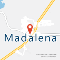 Mapa com localização da Agência AGC CAJAZEIRAS DE MADALENA