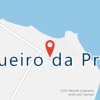 Mapa com localização da Agência AGC CAJUEIRO DA PRAIA