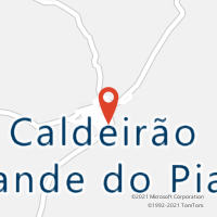 Mapa com localização da Agência AGC CALDEIRAO GRANDE DO PIAUI