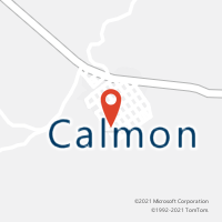 Mapa com localização da Agência AGC CALMON