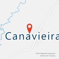 Mapa com localização da Agência AGC CANAVIEIRA
