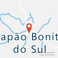 Mapa com localização da Agência AGC CAPAO BONITO DO SUL