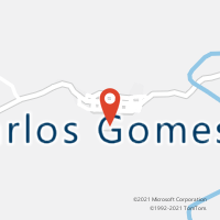 Mapa com localização da Agência AGC CARLOS GOMES
