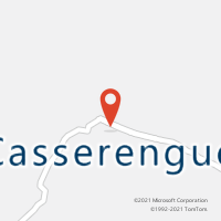 Mapa com localização da Agência AGC CASSERENGUE