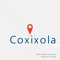 Mapa com localização da Agência AGC COXIXOLA