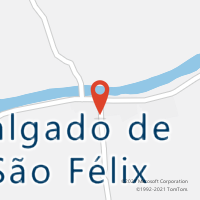 Mapa com localização da Agência AGC DOIS RIACHOS