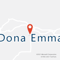 Mapa com localização da Agência AGC DONA EMMA