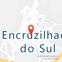 Mapa com localização da Agência AGC ENCRUZILHADA