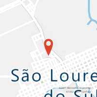 Mapa com localização da Agência AGC ESPERANCA S LOURENCO SUL