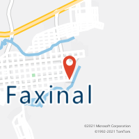 Mapa com localização da Agência AGC FAXINAL DOS CORREIAS