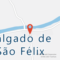 Mapa com localização da Agência AGC FEIRA NOVA