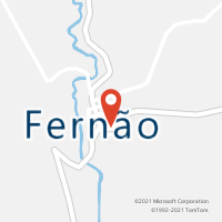 Mapa com localização da Agência AGC FERNAO