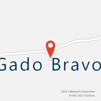 Mapa com localização da Agência AGC GADO BRAVO
