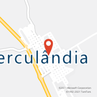 Mapa com localização da Agência AGC HERCULANDIA