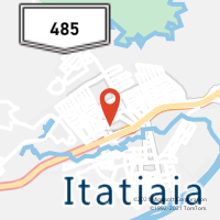 Mapa com localização da Agência AGC ITATIAIA