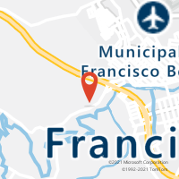 Mapa com localização da Agência AGC JACUTINGA/FRANC BELTRAO
