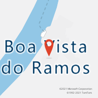 Mapa com localização da Agência AGC LAGO PRETO