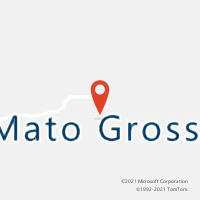 Mapa com localização da Agência AGC MATO GROSSO