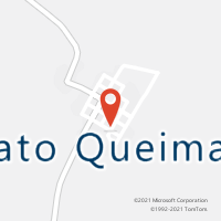 Mapa com localização da Agência AGC MATO QUEIMADO