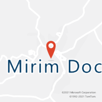 Mapa com localização da Agência AGC MIRIM DOCE