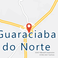Mapa com localização da Agência AGC MOCAMBO GUARACIABA DO NORT