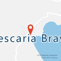 Mapa com localização da Agência AGC PESCARIA BRAVA
