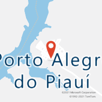 Mapa com localização da Agência AGC PORTO ALEGRE DO PIAUI