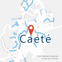 Mapa com localização da Agência AGC RANCHO NOVO/CAETE