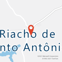 Mapa com localização da Agência AGC RIACHO DE SANTO ANTONIO