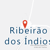 Mapa com localização da Agência AGC RIBEIRAO DOS INDIOS