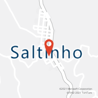 Mapa com localização da Agência AGC SALTINHO