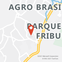 Mapa com localização da Agência AGC SAMBAETIBA